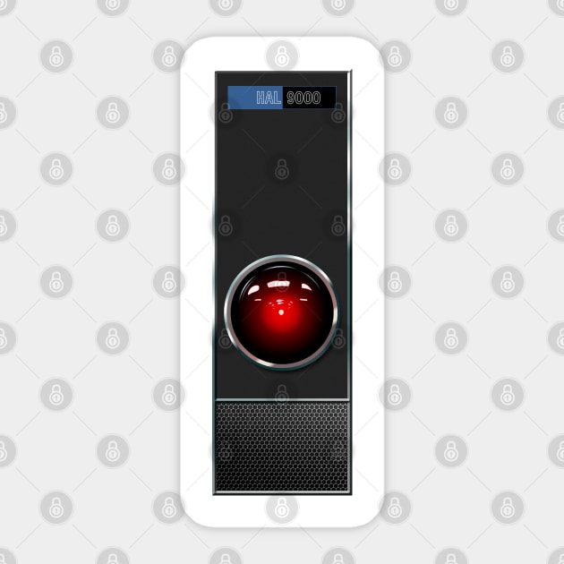 HAL 9000 Sticker by synaptyx